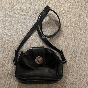 Kate Spade Black Crossbody Bag with Minimalist Design